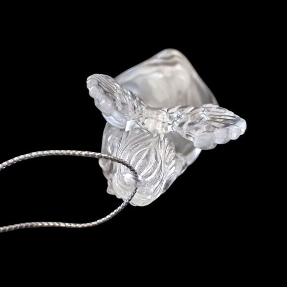 Acrylic Light Up Angel Ornament Color Changing Clear Christmas Holiday Guardian. - Picture 8 of 16